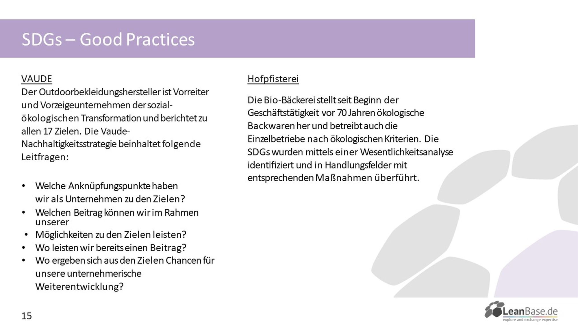 Sustainable Development Goals (SDGs) Für Klein- Und Mittelständische ...