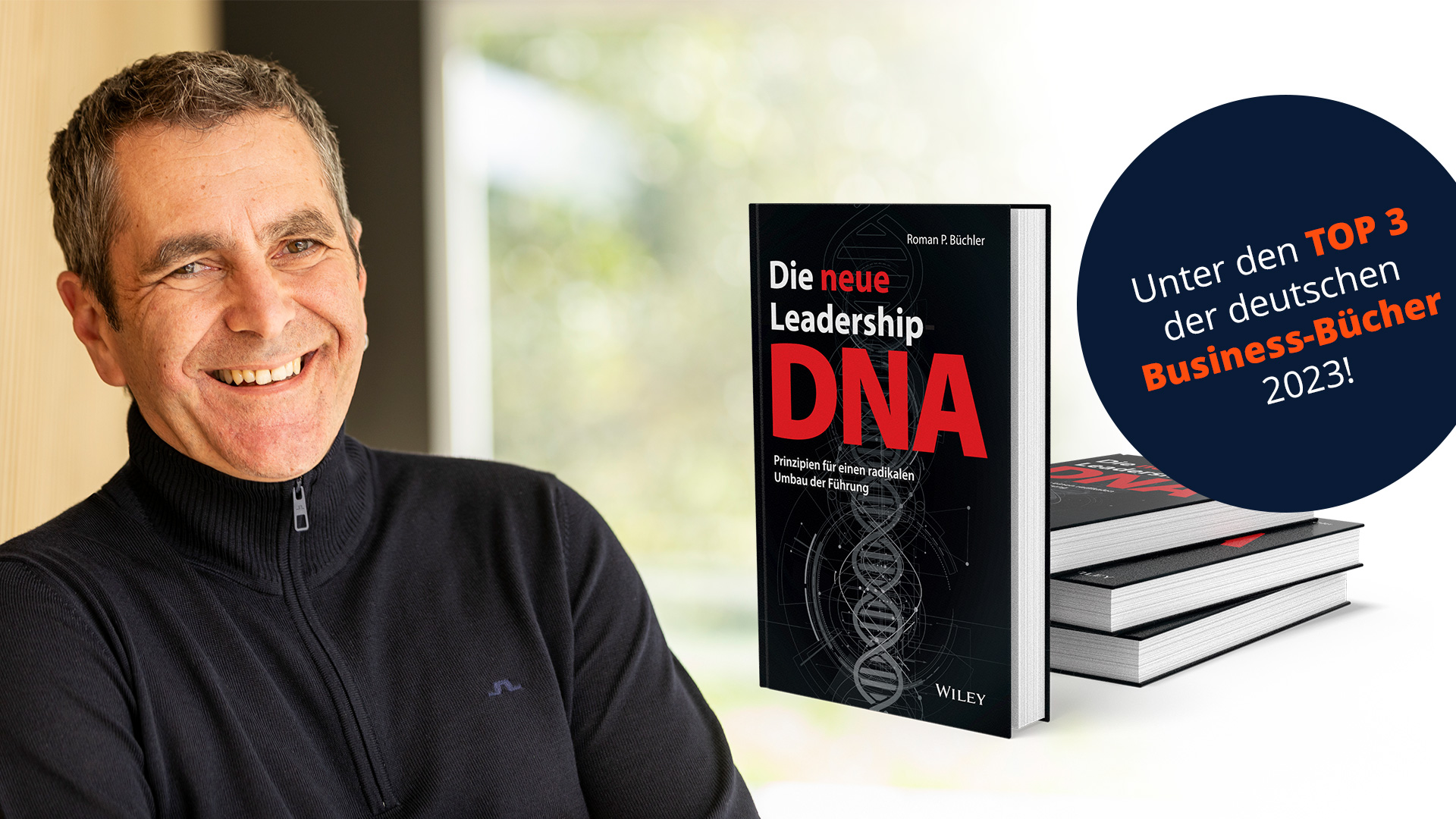 «Die neue Leadership-DNA» unter den Top 3 deutschen Business-Büchern 2023